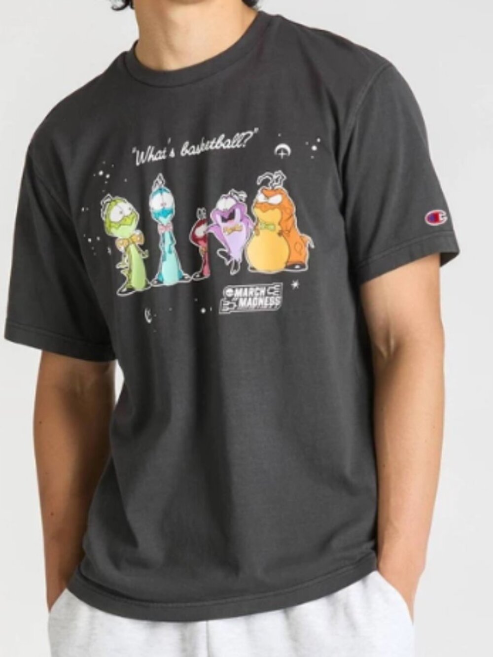 NEW Space Jam x NCAA March Madness Nerdlucks Unisex Medium T-Shirt